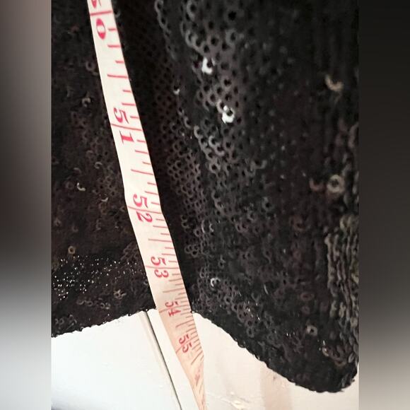 Free People Jumpsuit Sequin Black sz S going out date dinner holiday - Picture 9 of 10